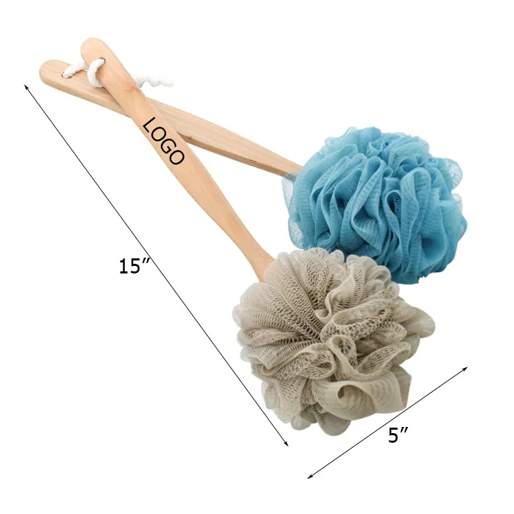 Hanging Long Handle Scrub Bath Flower Bath brush