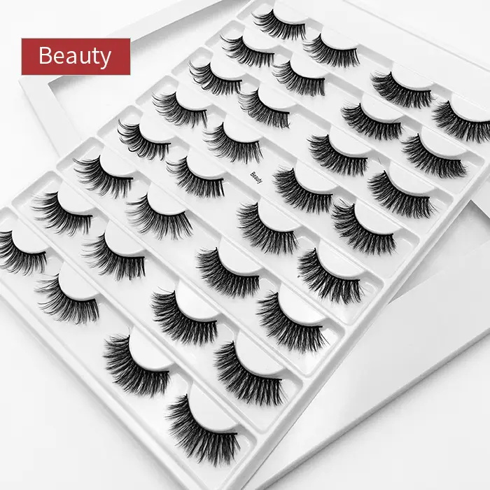 5D Fluffy 16 Pairs Handmade False Eyelashes