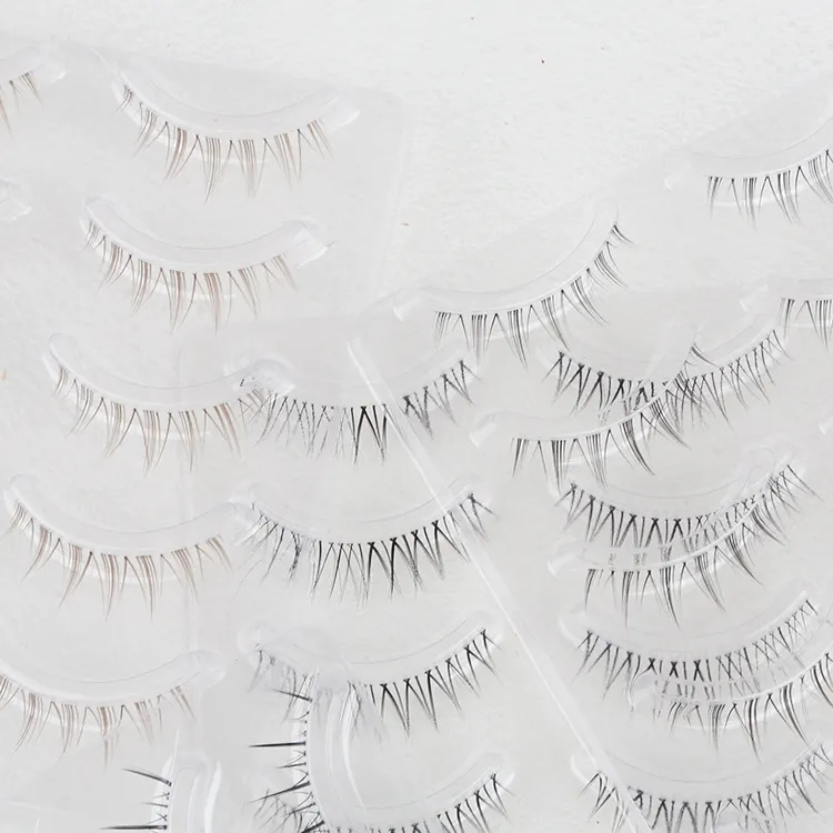 Asian Natural Look V-Shaped Full Strip False Eyelashes