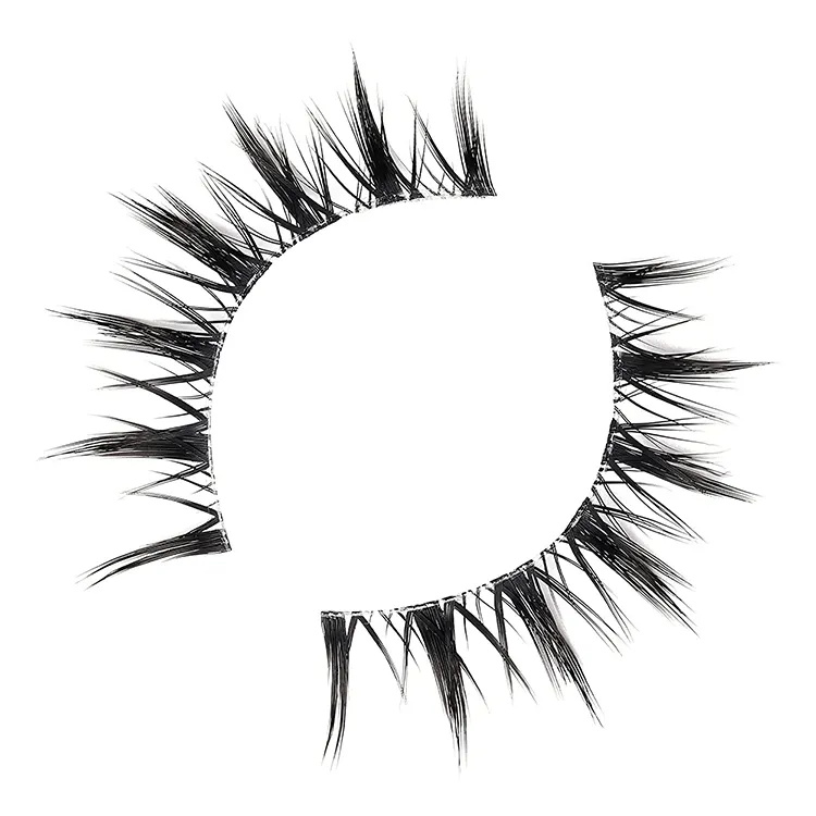 4 Pairs Clear Band Natural Look Mink Lashes Fake Eyelashes